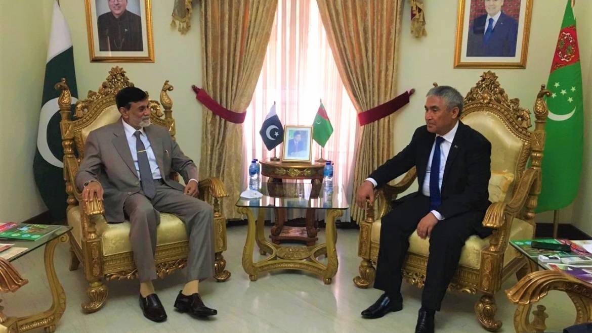 H.E. the High commissioner met with ambassador Turkmenistan