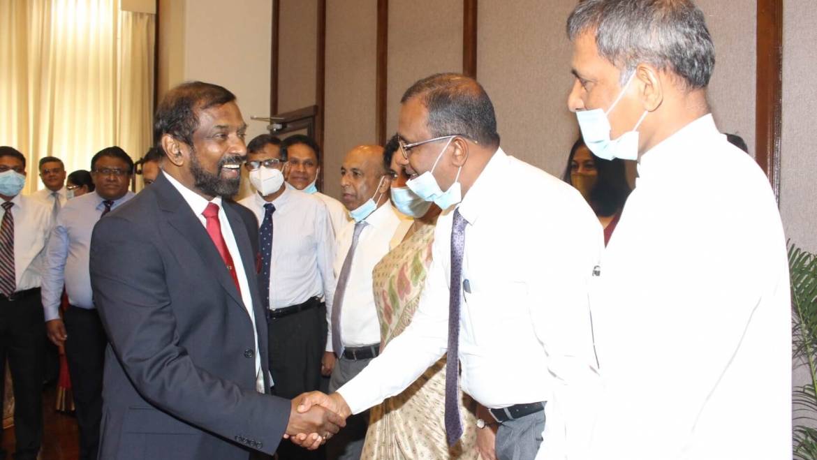 New Foreign Secretary  Admiral Prof. Jayanath Colombage assumes duties