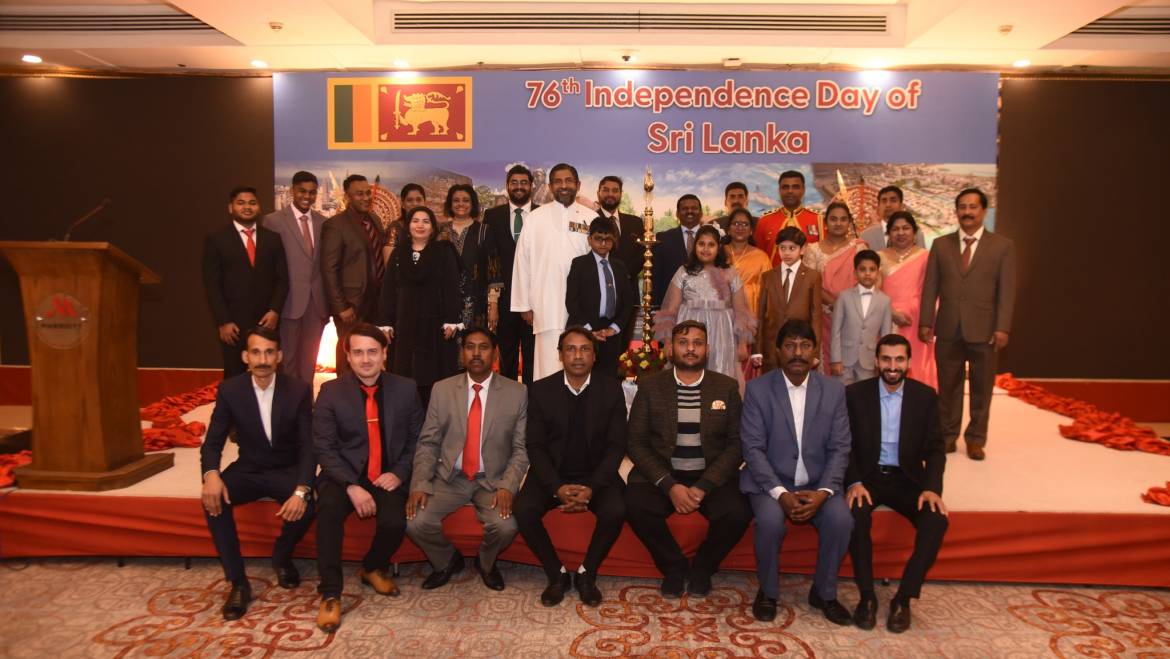 The High Commission of Sri Lanka in Islamabad celebrates 76th Independence Day in Hotel Marriott on 06.02.2024
