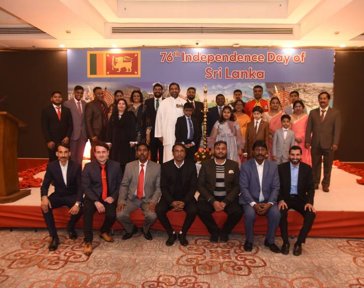 The High Commission of Sri Lanka in Islamabad celebrates 76th Independence Day in Hotel Marriott on 06.02.2024