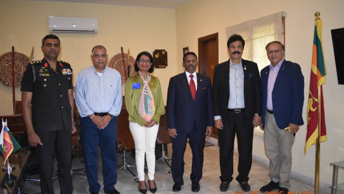 Senior Rotarians from Sri Lanka and Pakistan Visit Sri Lankan High Commission in Islamabad