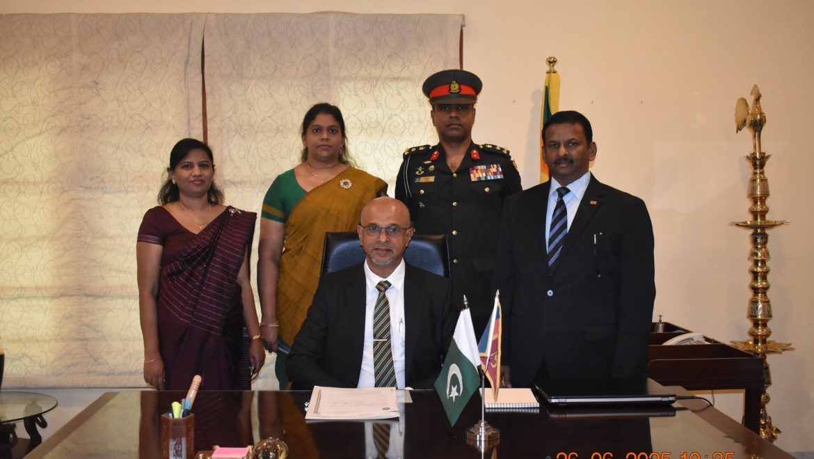 High Commissioner-Designate of Sri Lanka to Pakistan Rear Admiral Fred Seneviratne (Rtd.) assumes duties