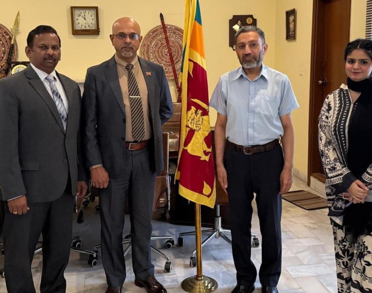 High Commissioner meets with the Professor of the Capital University of Science and Technology (CUST)