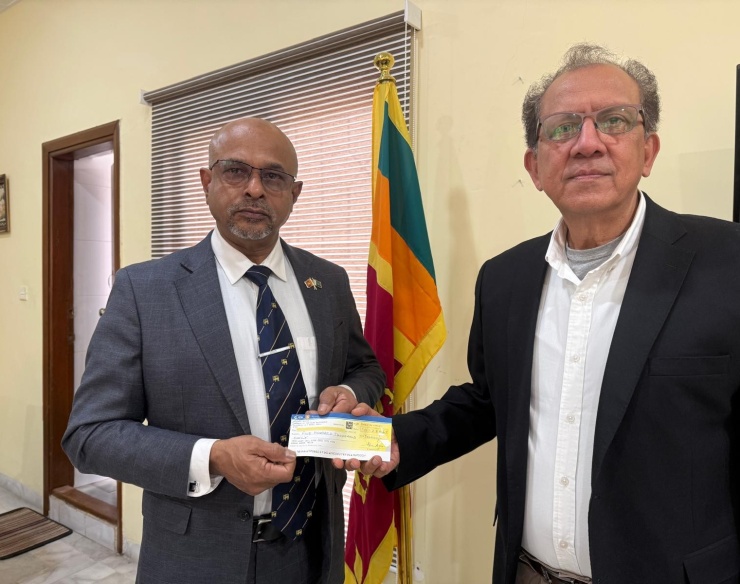 High Commission Receives Donation for Affected Sri Lankans from M. H. Wali Muhammad & Co., Gujranwala, Pakistan