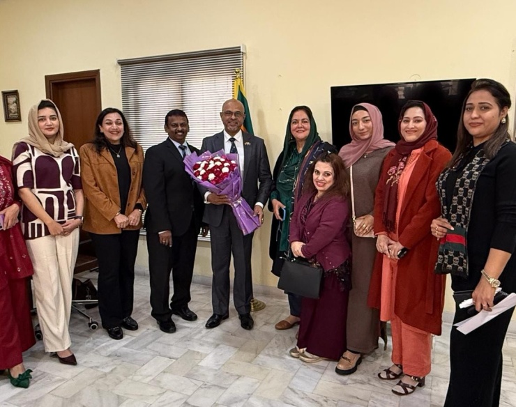 High Commissioner meets members of the Ladies Association of Entrepreneur Leaders of Pakistan (LAEL).