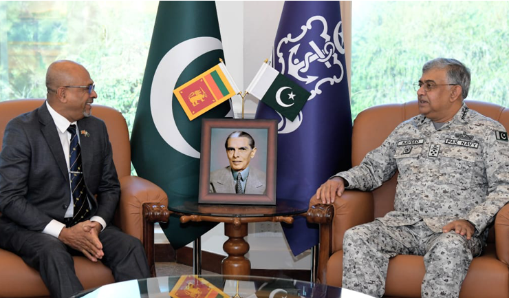 THE HIGH COMMISSIONER CALLS ON THE CHIEF OF NAVAL STAFF OF PAKISTAN