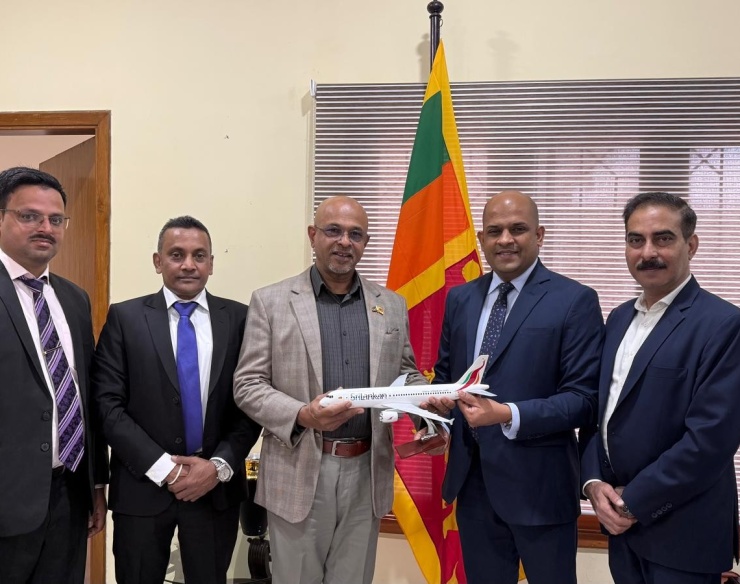 SriLankan Airlines Officials Meet High Commissioner
