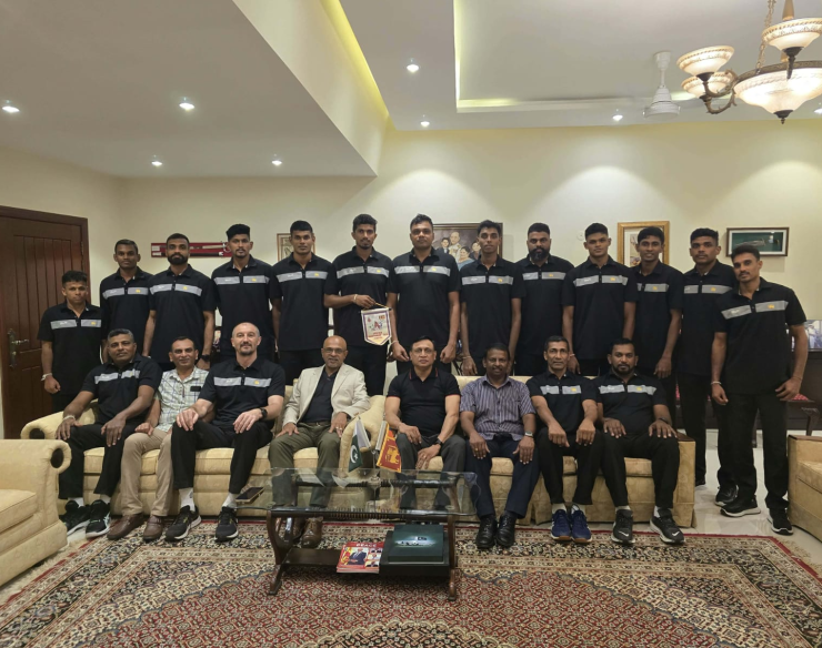 High Commissioner Hosts Dinner Reception for Sri Lankan Men’s National Volleyball Team in Islamabad